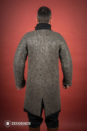 Chainmail Hauberk Flatring Riveted 9mm Stainless Steel-GoblinSmith