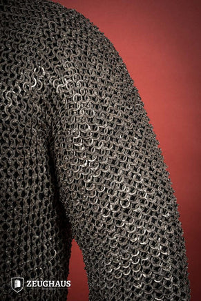 Chainmail Hauberk Flatring Riveted 9mm Stainless Steel-GoblinSmith