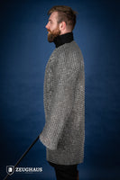 Chainmail Hauberk Flatring Riveted 9mm Steel Oiled-GoblinSmith
