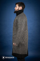 Chainmail Hauberk Flatring Riveted 9mm Titanium-GoblinSmith