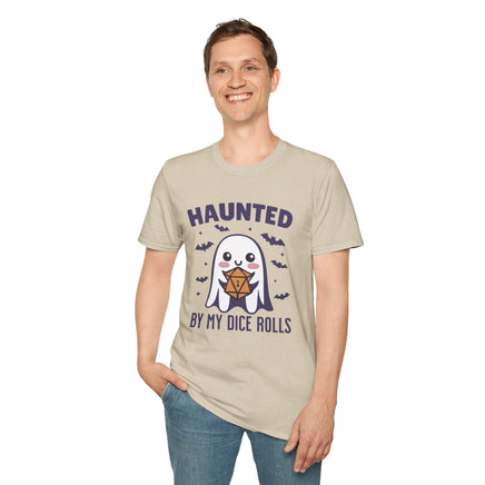 Haunted By My Dice Rolls Halloween T-Shirt-GoblinSmith