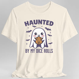 Haunted By My Dice Rolls Halloween T-Shirt-GoblinSmith