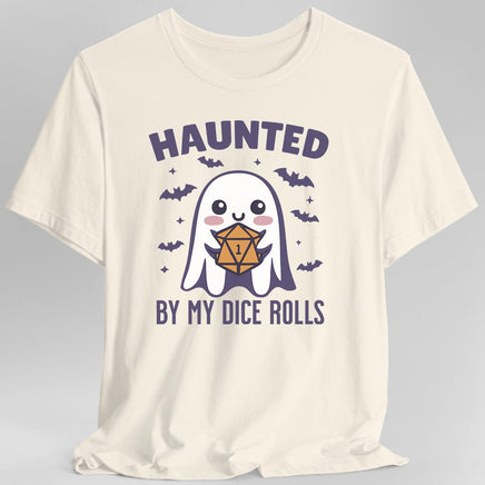 Haunted By My Dice Rolls Halloween T-Shirt-GoblinSmith