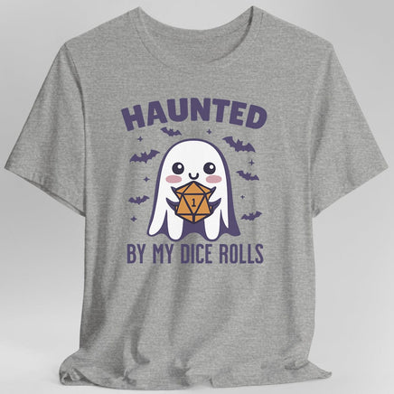 Haunted By My Dice Rolls Halloween T-Shirt-GoblinSmith