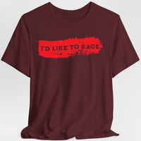 I'd Like to Rage Bloodstain T-Shirt-GoblinSmith