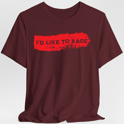I'd Like to Rage Bloodstain T-Shirt-GoblinSmith
