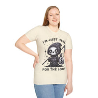I’m Just Here for the Loot T-shirt-GoblinSmith