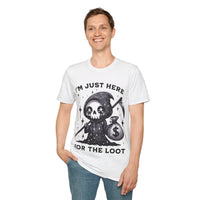 I’m Just Here for the Loot T-shirt-GoblinSmith