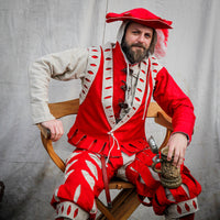 Landsknecht Vest Imperialis Red/Natural-GoblinSmith