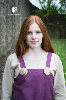 Round Brooches Set Ingwaz Brass-GoblinSmith
