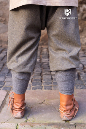 Rus Pants Ivar Herringbone Olive/Grey-GoblinSmith