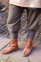 Rus Pants Ivar Herringbone Olive/Grey-GoblinSmith