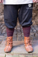 Rus Pants Ivar Herringbone Black/Grey-GoblinSmith
