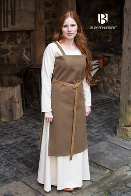 Viking Dress Jodis Autumn Green-GoblinSmith