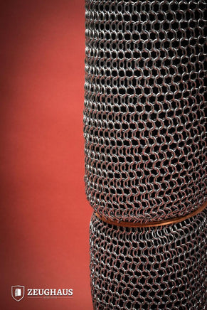 Chainmail Chausses Roundring 10mm Galvanized-GoblinSmith