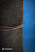 Chainmail Chausses Flatring Riveted 6mm Steel Oiled-GoblinSmith