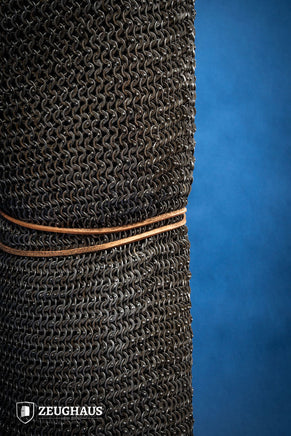 Chainmail Chausses Flatring Riveted 6mm Steel Oiled-GoblinSmith