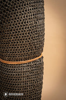 Chainmail Chausses Flatring Wedge Riveted 9mm Steel Oiled-GoblinSmith