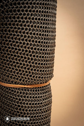 Chainmail Chausses Roundring 9mm Steel Oiled-GoblinSmith