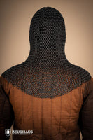 Chainmail Hood Roundring 10mm Burnished-GoblinSmith