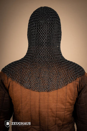 Chainmail Hood Roundring 10mm Burnished-GoblinSmith
