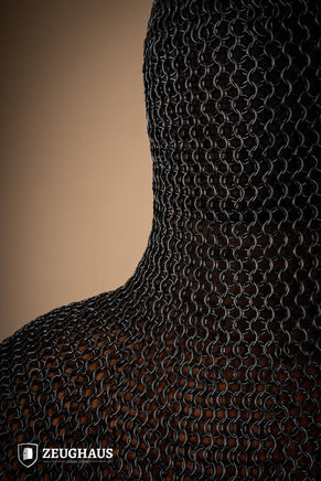 Chainmail Hood Roundring 10mm Burnished-GoblinSmith
