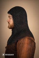Chainmail Hood Roundring 10mm Burnished-GoblinSmith