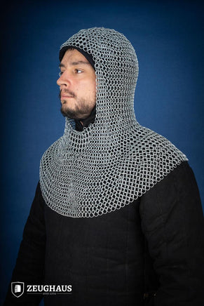Chainmail Hood Roundring 10mm Galvanized-GoblinSmith
