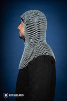 Chainmail Hood Roundring 10mm Galvanized-GoblinSmith