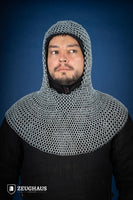 Chainmail Hood Roundring 10mm Galvanized-GoblinSmith