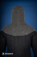 Chainmail Hood Roundring 9mm Steel Oiled-GoblinSmith