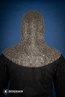 Chainmail Hood Flatring Riveted 9mm Stainless Steel-GoblinSmith