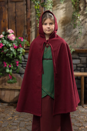 Children's Cape Leanaa Red-GoblinSmith
