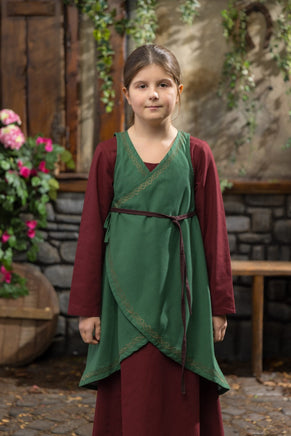 Children's Dress Ona Green-GoblinSmith