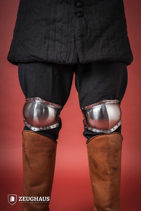 Knee Caps 14th Cent. 1,6mm Polished-GoblinSmith