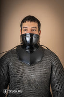 Gorget with Bevor 1,6 mm Burnished-GoblinSmith