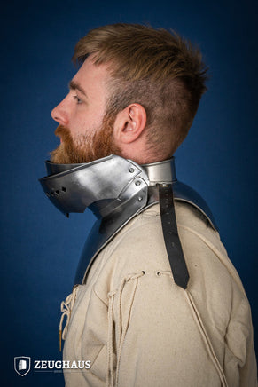 Gorget with Bevor 1,6 mm Polshed-GoblinSmith