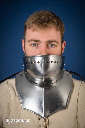 Gorget with Bevor 1,6 mm Polshed-GoblinSmith