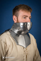 Gorget with Bevor 1,6 mm Polshed-GoblinSmith