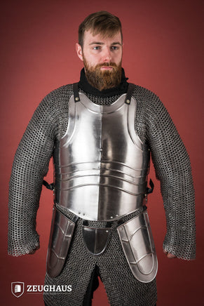 Cuirass Warrior With Tassets Polished-GoblinSmith