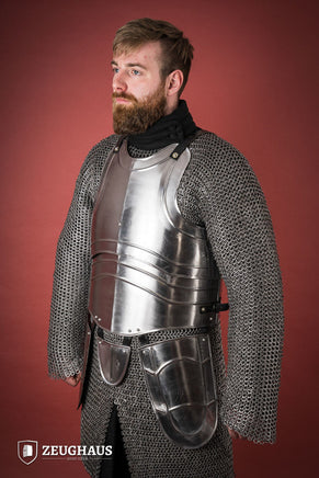 Cuirass Warrior With Tassets Polished-GoblinSmith