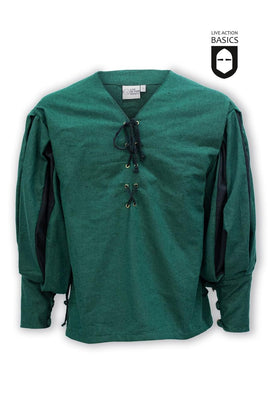 Shirt Landsknecht Green Black-GoblinSmith