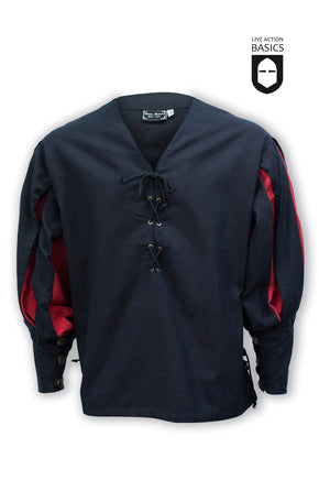 Shirt Landsknecht Black Red-GoblinSmith