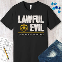 Lawful Evil Shirt - D&D Alignment T-shirt-GoblinSmith