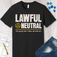 Lawful Neutral Shirt - D&D Alignment T-shirt-GoblinSmith