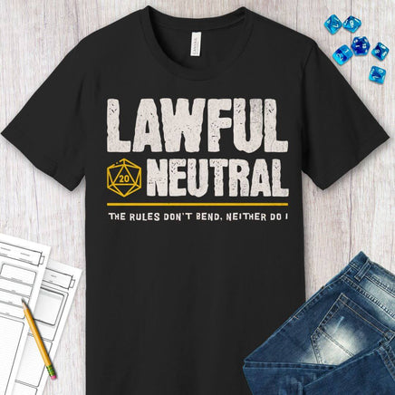 Lawful Neutral Shirt - D&D Alignment T-shirt-GoblinSmith