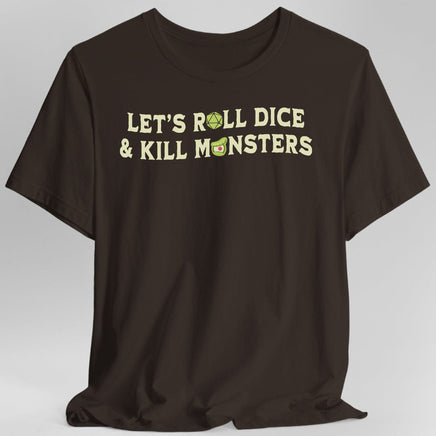 Let's Roll Dice & Kill Monsters D&D Shirt-GoblinSmith