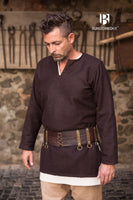 Wool Tunic Lodin Brown-GoblinSmith