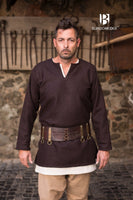 Wool Tunic Lodin Brown-GoblinSmith