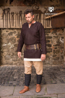 Wool Tunic Lodin Brown-GoblinSmith